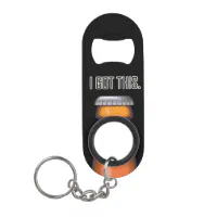 High quality funny aluminum beer bottle can opener keychain