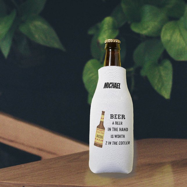 Beer Funny Saying Beer in hand Worth 2 in Cooler (Creator Uploaded)