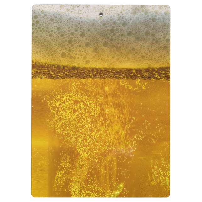 Beer Galaxy a Celestial Quenching Foam Clipboard (Back)