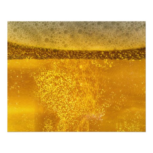 Beer Galaxy a Celestial Quenching Foam Photo Print