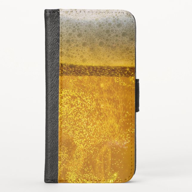 Beer Galaxy a Celestial Quenching iPhone Wallet Case (Front)