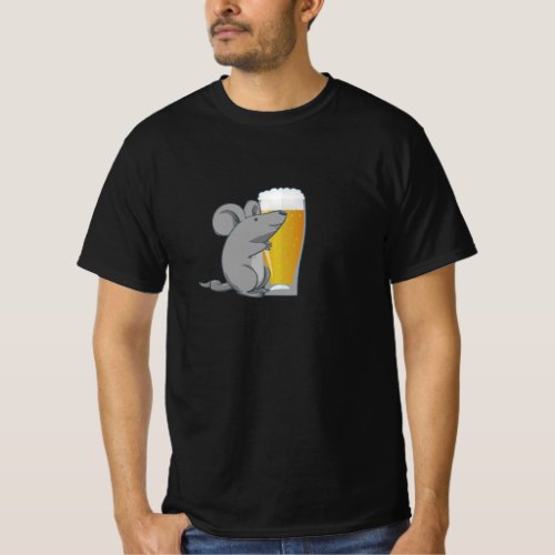 Beer Gift With Rat T_Shirt