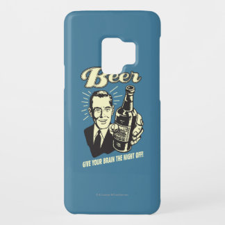 Beer: Give Your Brain the Night Off Case-Mate Samsung Galaxy S9 Case