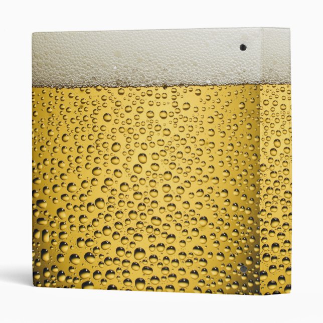 Beer Glass 3 Ring Binder (Back/Spine)