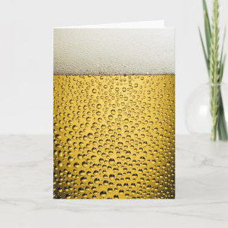 Beer Glass Card