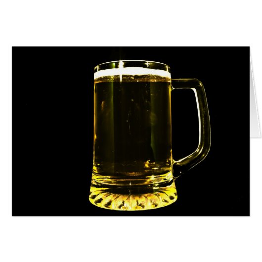 Beer Glass Cards (Front Horizontal)
