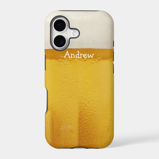 Beer Glass Customizable Iphone Case (Back)