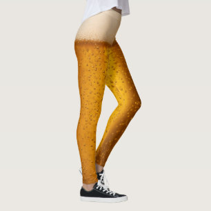 Beer glass funny photo design leggings