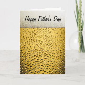 Beer Glass Happy Father's Day Card