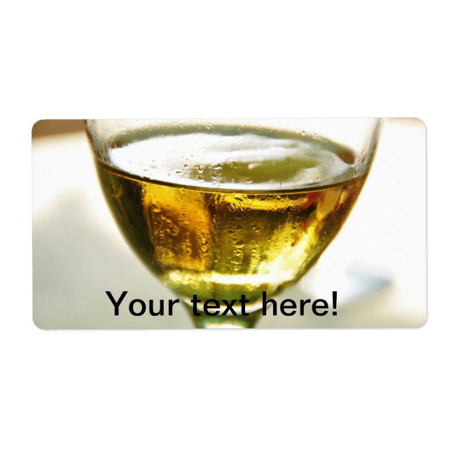 Beer glass label (Front)