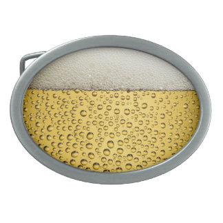 Beer Glass Oval Belt Buckle