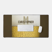 Beer Glass Personalize Desk Mat (Keyboard & Mouse)