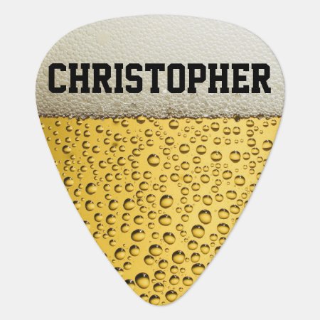 Beer Glass Personalize Guitar Pick
