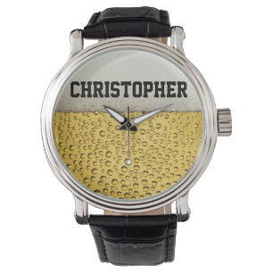 Beer Glass Personalize Watch