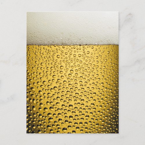 Beer Glass Postcard