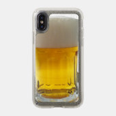 Beer Glass Speck iPhone X Case (Front (Black Phone))