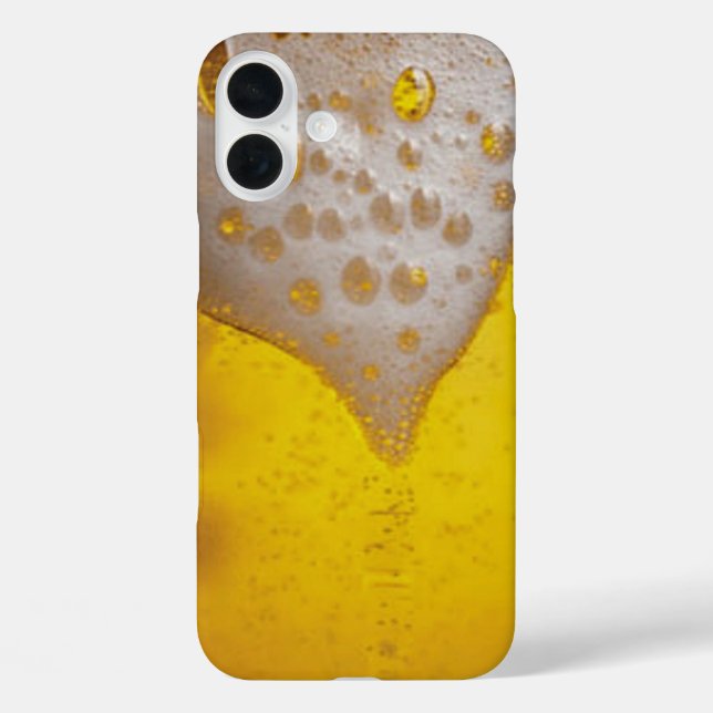 Beer Glass with Bubbles and Foam Case-Mate iPhone Case (Back)
