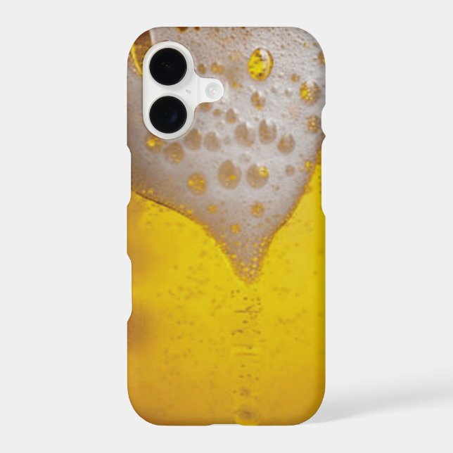 Beer Glass with Bubbles and Foam Case-Mate iPhone Case (Back)