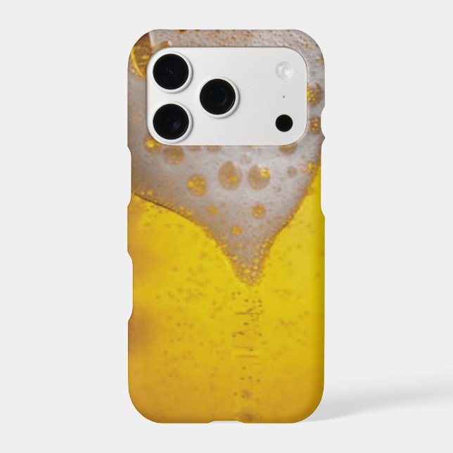 Beer Glass with Bubbles and Foam Case-Mate iPhone Case (Back)
