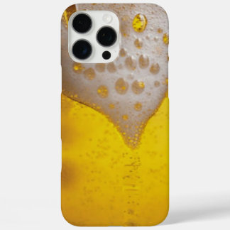 Beer Glass with Bubbles and Foam iPhone 16 Pro Max Case