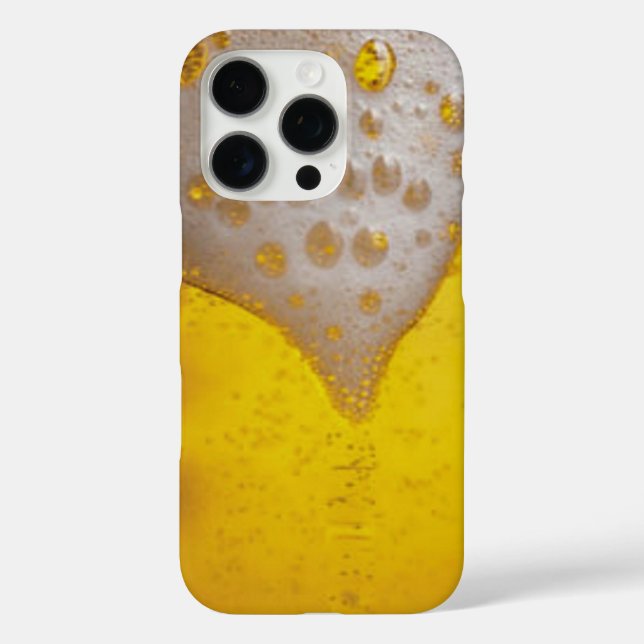 Beer Glass with Bubbles and Foam Case-Mate iPhone Case (Back)