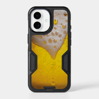 Beer Glass with Bubbles and Foam iPhone 17 Case