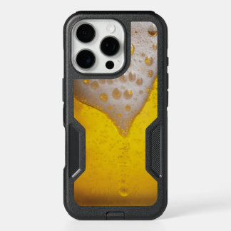 Beer Glass with Bubbles and Foam iPhone 16 Pro Case