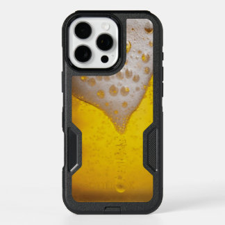 Beer Glass with Bubbles and Foam iPhone 16 Pro Max Case