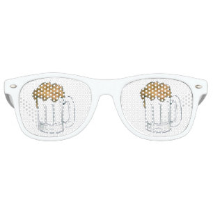 Beer Goggles Beer Drinking Mug Oktoberfest Ale Retro Sunglasses
