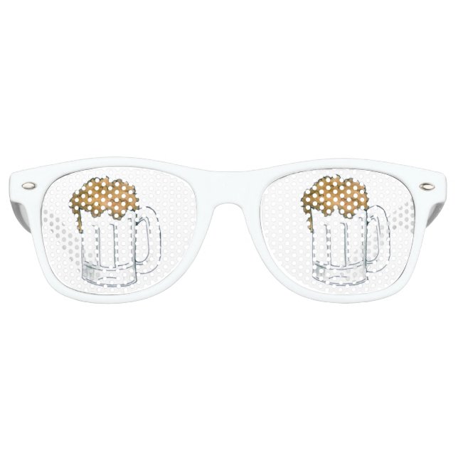 Beer Goggles Beer Drinking Mug Oktoberfest Ale Retro Sunglasses (Front)