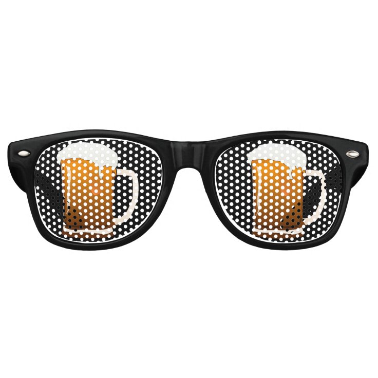 Beer Goggles Retro Sunglasses Zazzle