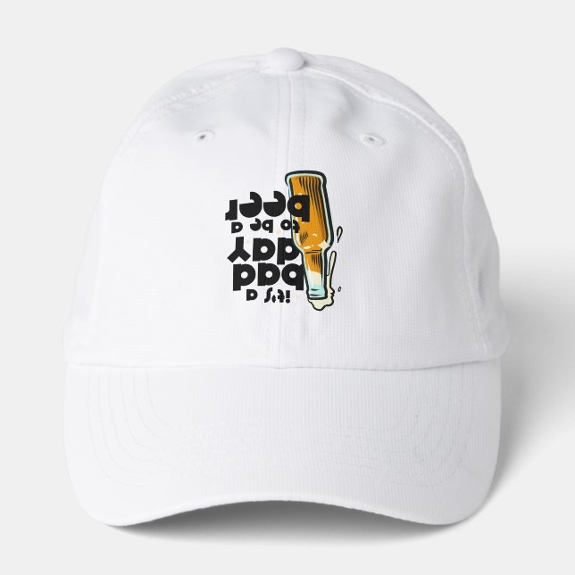 Beer Golf Saying: Bad Day to Be a Beer 19th Hole Performance Cap (Front)