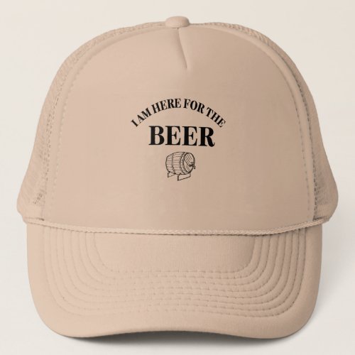 Beer Hauler On Route for Refreshment Trucker Hat