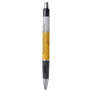 beer head wedding and reception pen