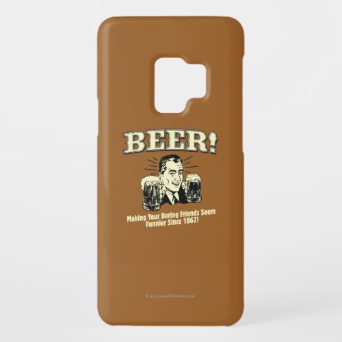 Beer Helping Friends Seem Funnier Case_Mate Samsung Galaxy S9 Case