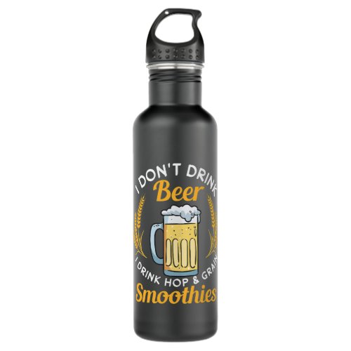 Beer hops grain smoothie beer funny crafts beer dr stainless steel water bottle