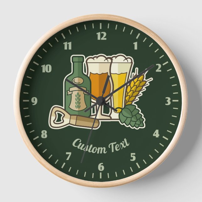 Beer Icons Clock (Front)