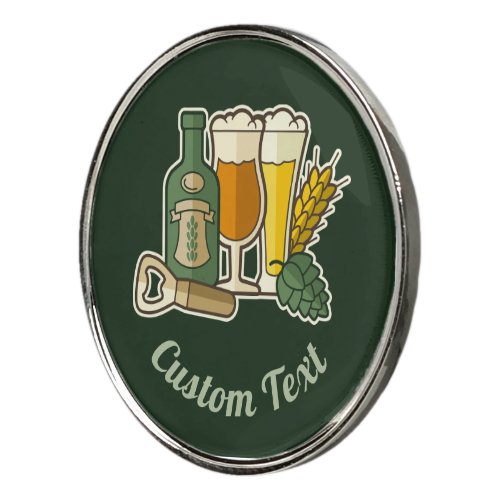 Beer Icons Golf Ball Marker