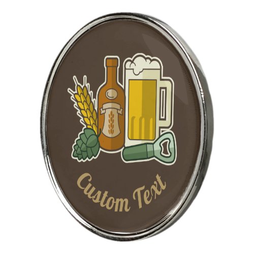 Beer Icons Golf Ball Marker