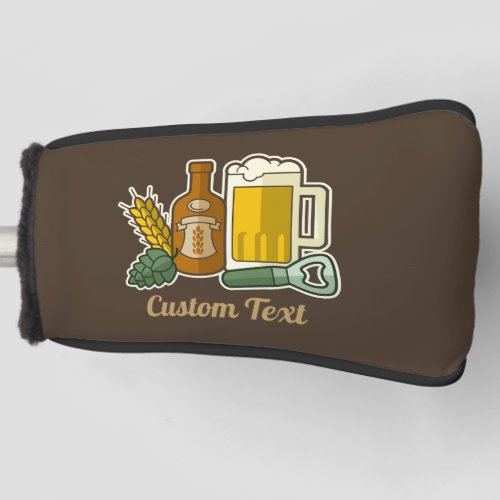 Beer Icons Golf Head Cover