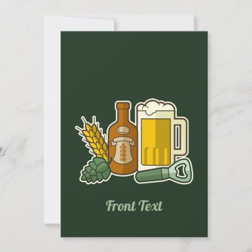Beer Icons Invitation