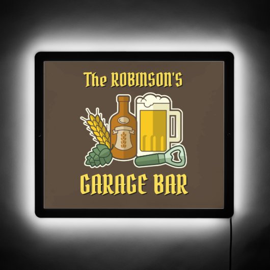 Beer Icons LED Sign (Front)