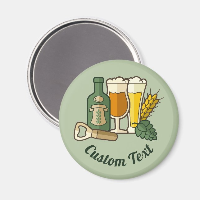 Beer Icons Magnet (Front/Back)