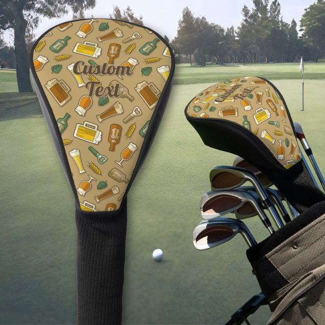 Beer Icons Pattern Golf Head Cover (Creator Uploaded)