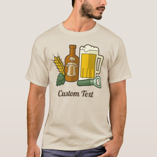 Beer Icons T-Shirt (Front)