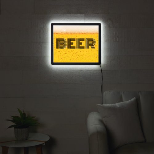BEER Illuminated Sign