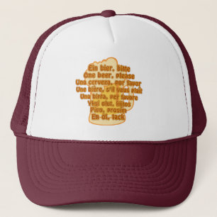 BEER in languages hat - choose color