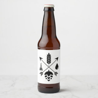 Beer Ingredients Beer Bottle Label