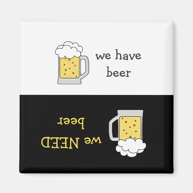 Beer Inventory Fridge Magnets (Front)