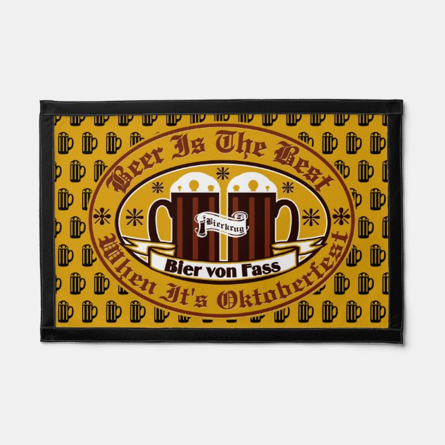 Beer Is Best When It's Octoberfest  Pennant Flag (Front)